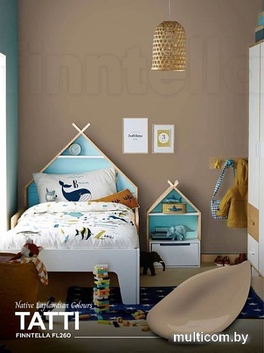 Краска Finntella Foxy Lapselli Matte Tatti F-50-1-3-FL260 2.7 л (коричневый)