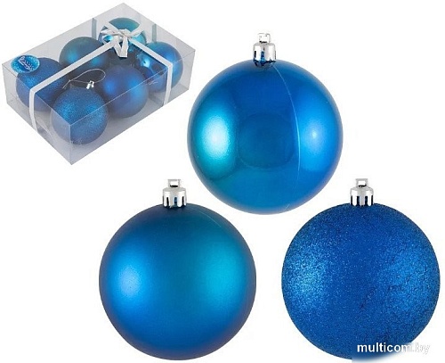 Елочная игрушка Волшебная страна PB8-6SMB-B 101629 (6 шт)