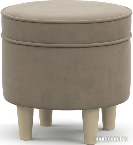 Пуфик Нижегородмебель Лора ТП 327 (ультра беж песочный)