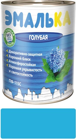 Краска Эмалька ПФ-115 С 2 л (голубой)