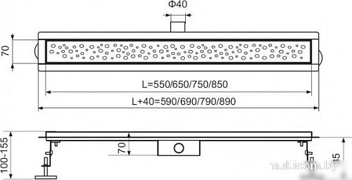 Трап/канал Tim BAD474002GY