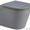 Унитаз подвесной WeltWasser Amberg 350 ST + Salzbach 043 MT-GR + Amberg RD-BL (серый матовый)