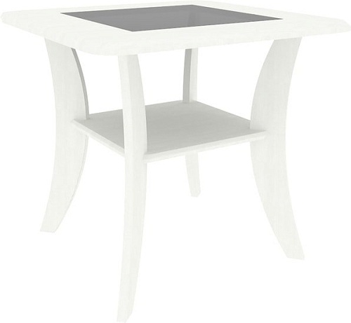 Журнальный столик Кортекс-мебель Лотос-3 км.00171 (ясень белый)