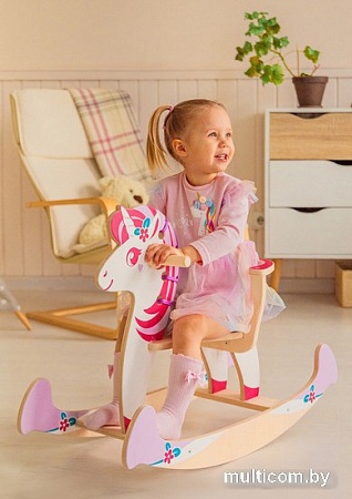 Качалка Woody Единорог тип B1 07333