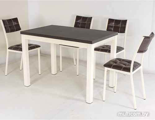Обеденная группа AMC К6.3323 (слоновая кость/венге/баменда венге темный)