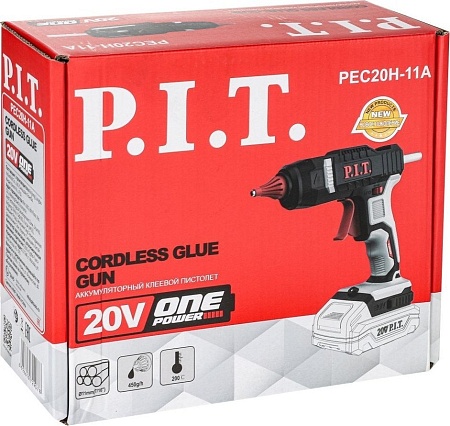 Термоклеевой пистолет P.I.T. PEC20H-11A Solo (без АКБ)