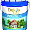 Эмаль Dekor ПФ-115 20 кг (вишневый)