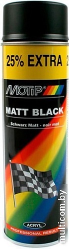 Краска MoTip 04006 0.5 л (черный матовый)