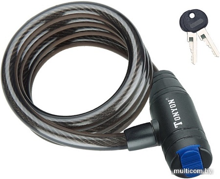Тросовый велосипедный замок Tonyon 10x1500 506K-1015 (черный)