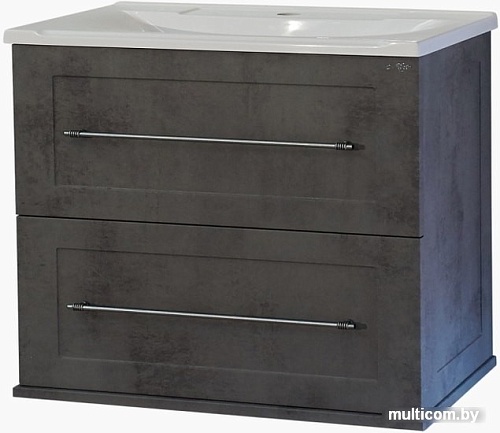 Misty Тумба под умывальник Марта 60 (темный бетон)