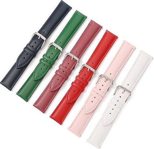 Ремешок Rumi кожаный Dale 18 мм (темно-синий)