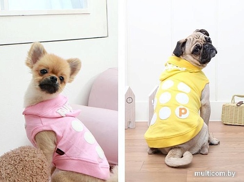 Футболка Puppia Emmy с капюшоном PARA-TS1509-PK-XL (розовый)