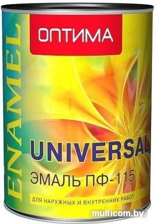 Эмаль Оптима ПФ-115 1.9 кг (сиреневый)