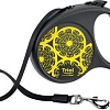 Поводок-рулетка Triol Flexi Joy Lemon L 11101012 (черный/желтый)
