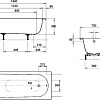 Ванна Kaldewei Eurowa 140x70