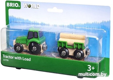 BRIO Трактор с бревнами 33799
