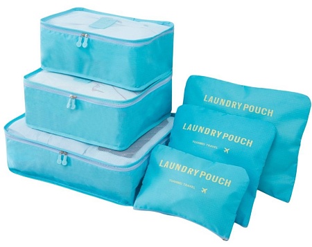 Органайзер для хранения ILikeGift Laundry pouch 133-023 (6шт, синий)