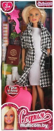 Кукла Карапуз София-путешественница 66558-21-S-BB