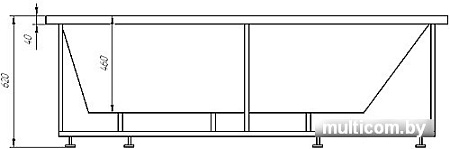 Ванна Aquatek Феникс 190x90