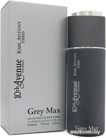 Туалетная вода Jean Jacques Vivier 10th Avenue Grey Max EdT (100 мл)