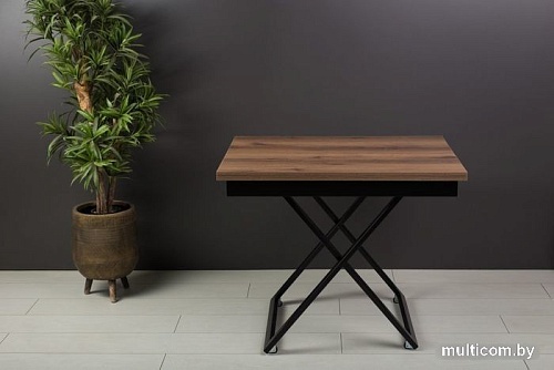 Стол-трансформер Levmar Accord D93/S53 (дуб делано/черные опоры)