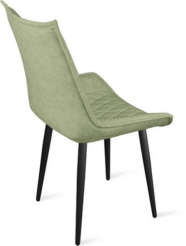 Стул Трия Фэнди К1С (черный муар/микровелюр Duna Olive)