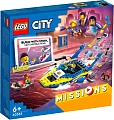 Конструктор LEGO City 60355 Детективные миссии водной полиции