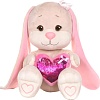 Классическая игрушка Jack&amp;Lin Зайка с розовым сердцем JL-071901-35