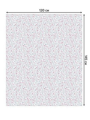 Скатерть JoyArty Новогодние ветки tcox_380796_120x145