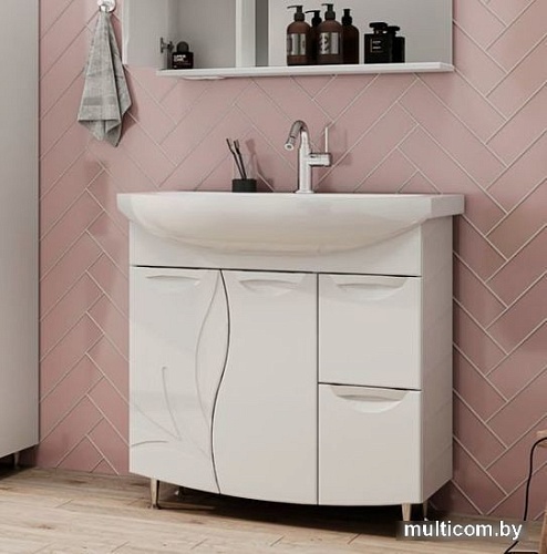 Volna Тумба под умывальник Adel 80 2D.2Y напольная Балтика