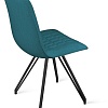 Стул Трия Хьюго К4 (черный муар/микровелюр Jercy Izumrud)