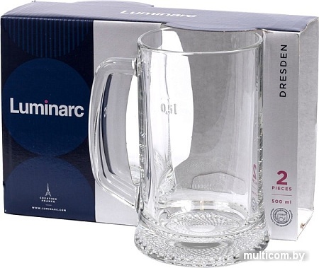 Набор кружек для пива Luminarc Dresden H5116