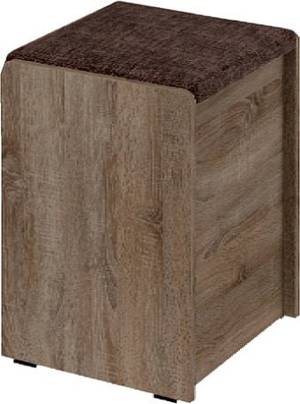 Пуфик Bon Mebel Чикаго малый тип 1 (дуб сонома трюфель/коричневый)
