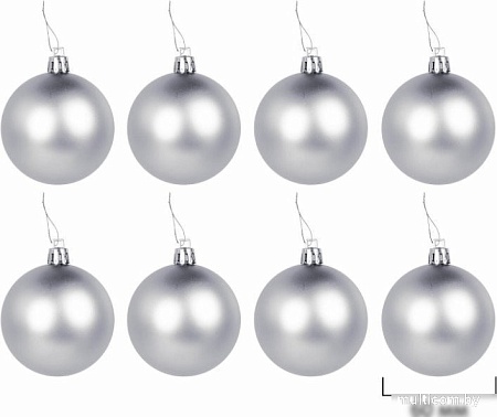 Елочная игрушка Золотая сказка 592161 (24 шт, серебристый)