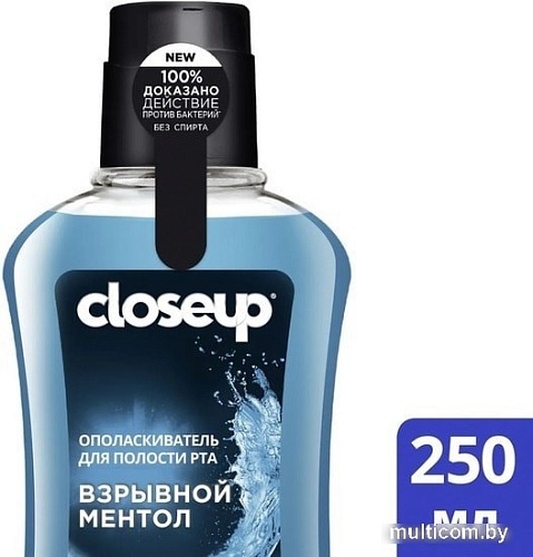 Ополаскиватель для полости рта Close Up Взрывной ментол 250 мл