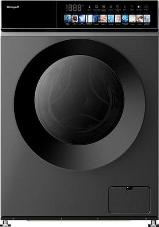 Стирально-сушильная машина Weissgauff WMD 59211 Touch Inverter Deep Grey