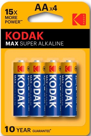 Батарейка Kodak МАХ LR6-4BL KAA-4 30952867-RU1
