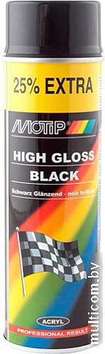 Краска MoTip 04005 0.5 л (черный глянцевый)