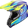 Scorpion Exo Vx-16 Evo Air Slanter (р. S, синий матовый/желтый неон)