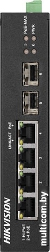 Коммутатор Hikvision DS-3T0506HP-E/HS