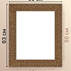 Фоторамка Декарт 40x50 8Л2577 (золото)