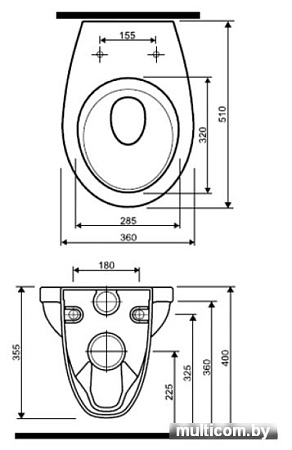Унитаз Kolo Idol [M1310002U]