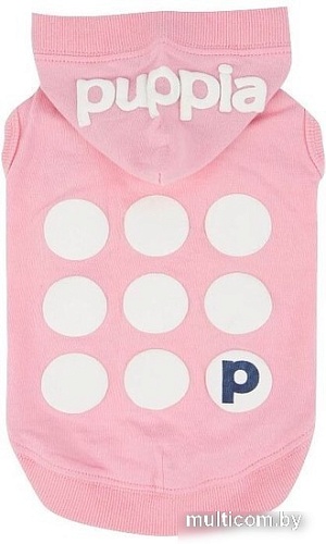 Футболка Puppia Emmy с капюшоном PARA-TS1509-PK-XS (розовый)