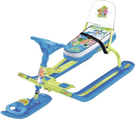 Снегокат Nika Фиксики 2 (голубой/зеленый)