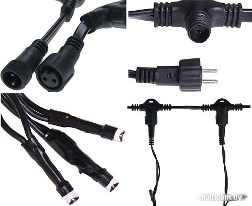 Световой дождь Luazon Занавес 3W Led 1800 (2x9 м, синий) [1080311]