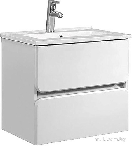Belux Тумба под умывальник Тоскана НП 50-02 (1, белый глянцевый)
