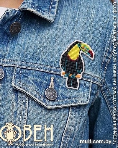 Набор для вышивания Овен Значок-тукан 1318