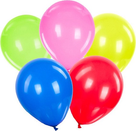 Набор воздушных шаров Золотая сказка 105013 (10 шт, 5 цв)