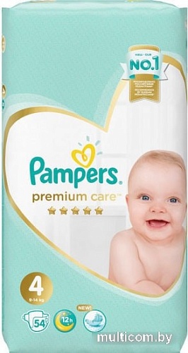 Подгузники Pampers Premium Care 4 (54 шт)