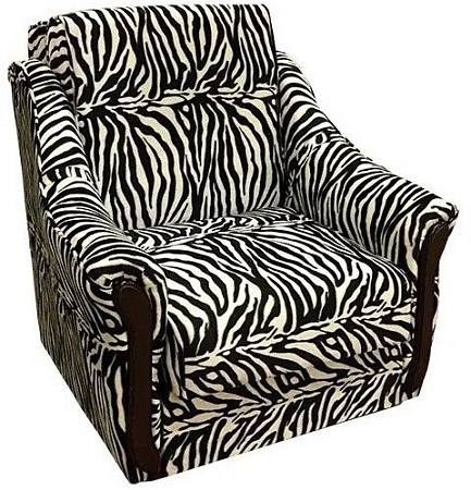 Кресло-кровать Асмана Виктория (велюр зебра)